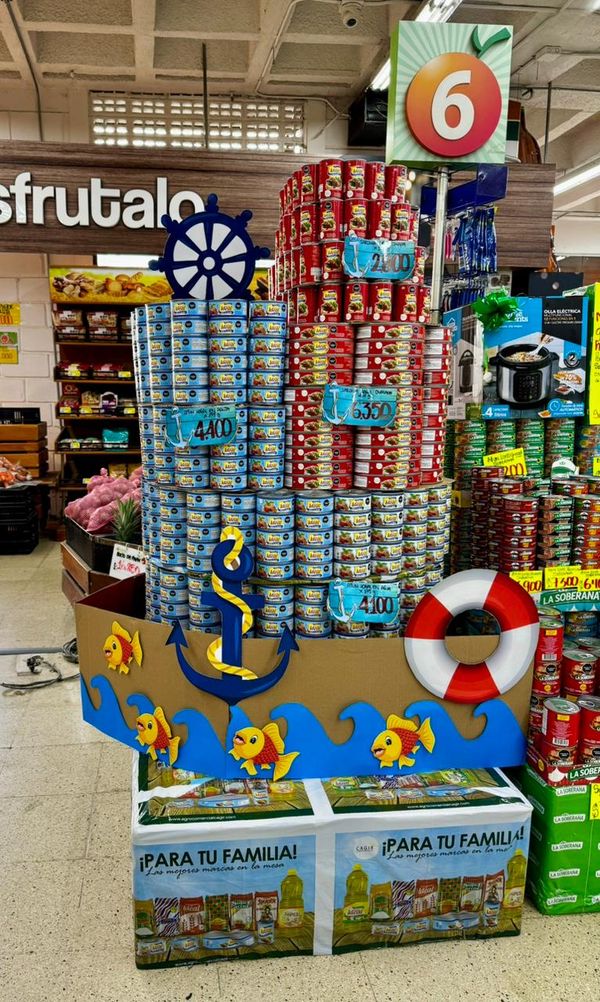 Display creativo en PDV